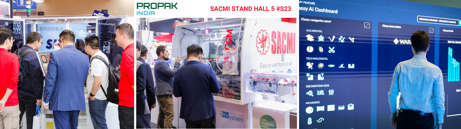 Sustainability, efficiency and performance. SACMI @ Propak India 2024