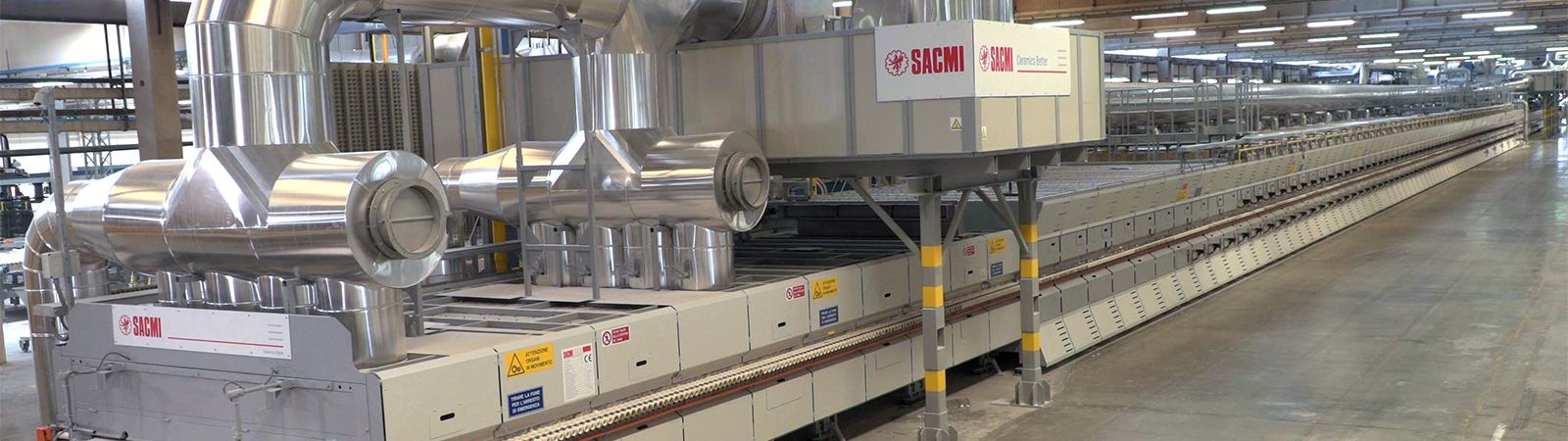 Nouveau four SACMI FMA+ installé chez Italgraniti Group