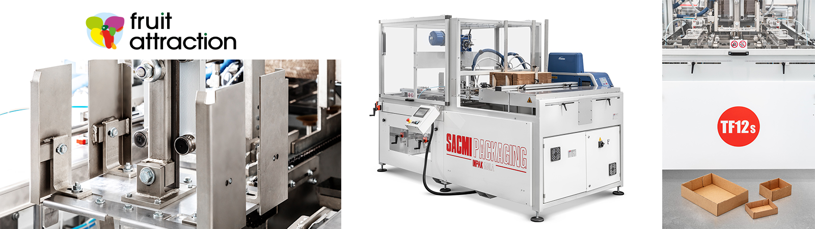 SACMI Packaging & Chocolate presenta en Fruit Attraction 2024 la nueva TF12 Small