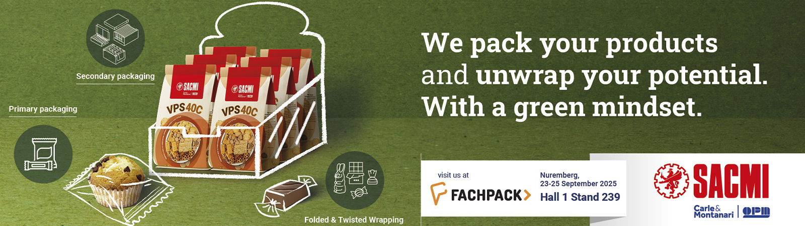 SACMI Packaging & Chocolate @ FACHPACK 2025