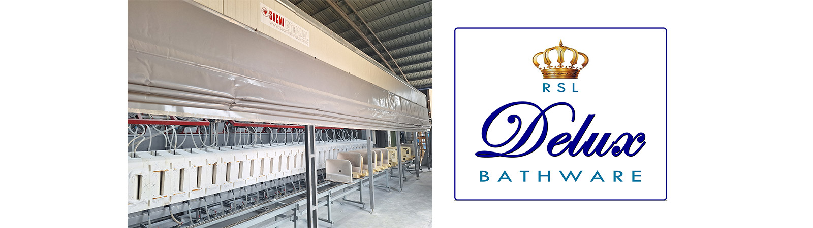 SACMI casting for new RSL Deluxe Bathware plant