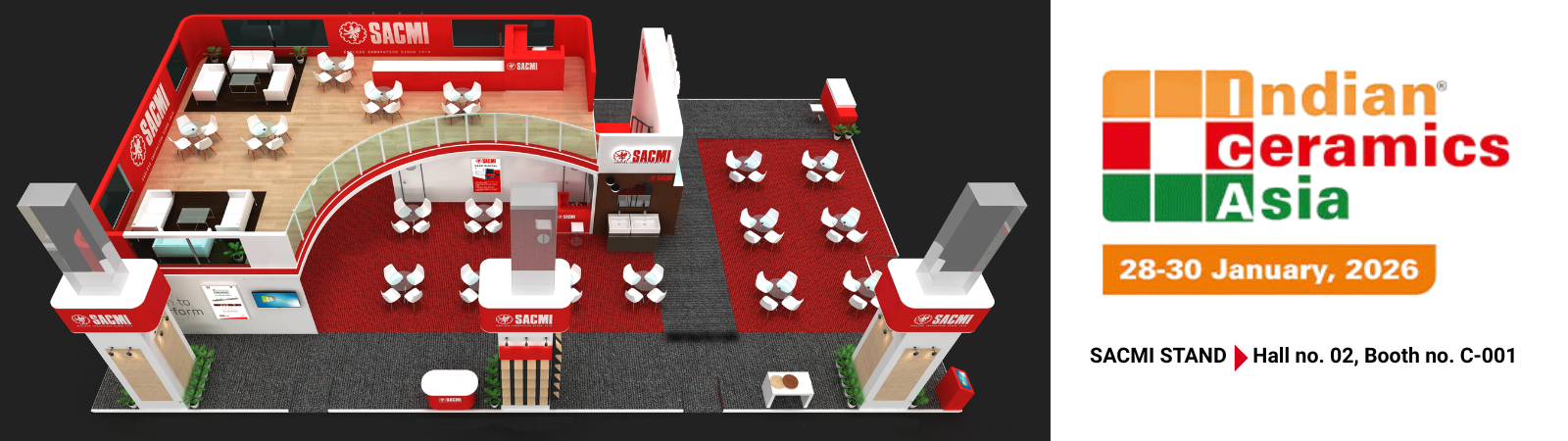 Total quality and hyper-productivity: SACMI @ Indian Ceramics 2026