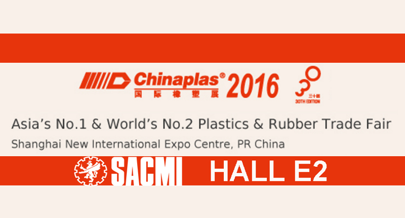 Productividad, fiabilidad y ahorro energético: tecnologías Sacmi en Chinaplas 2016