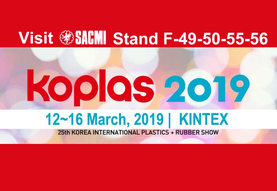 SACMI grows in South Korea and flies to Koplas 2019